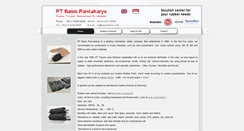 Desktop Screenshot of basisrubber.com